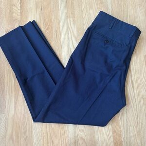 Zanella Nordstrom men’s navy dress pants.